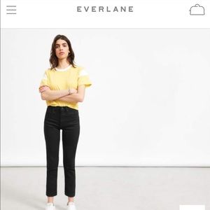 Everlane Cheeky Straight Jean ( Ankle Length)